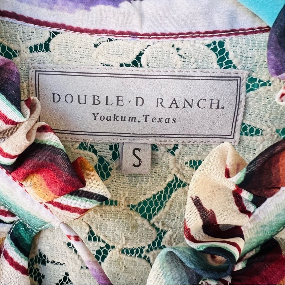 DOUBLE D RANCH SERAPE SANTA RITA FLOUNCE RUFFLE SUNDRESS SIZE SMALL NWT - Picture 6 of 9